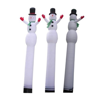 China PVC Inflatable Air Hesitate Dancer For Events, Christmas Decoration High Quality Snowman Air Snowman Sky Dancers for sale