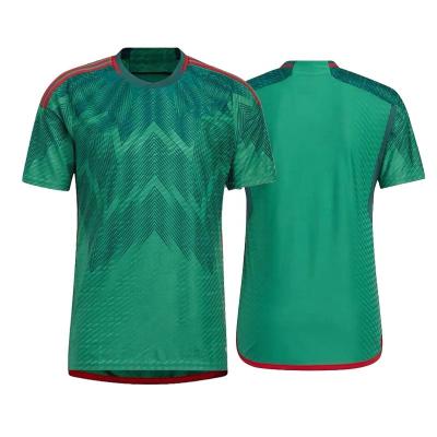 China Quick-drying 2022 hot sale quality shirt world cup selection mexico thai soccer jersey for sale