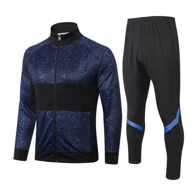 China 2020 New Design Quick-drying Polyester Sportswear Men's Football Team Tracksuit 21 for sale