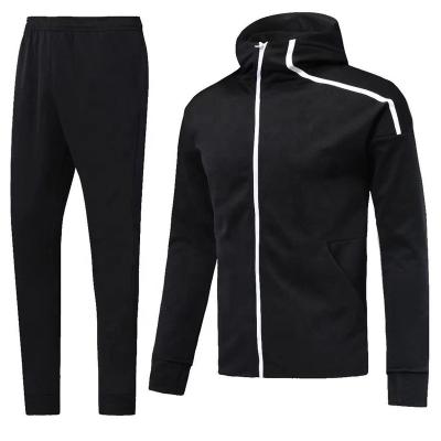 China Quick-Drying Mens Sports Set Running Football Hoodies Sportswear Winter Jacket With Pants for sale