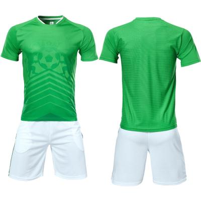 China Quick-drying good quality short sleeve training uniform wholesale empty soccer jersey for sale