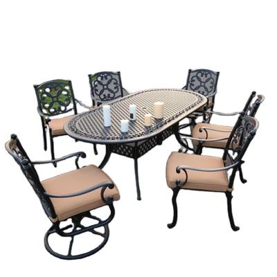 China Traditional Aluminum Outdoor Furniture Dining Chair Special Use In Garden And Patio for sale