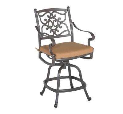 China Patio\garden\furniture factory supplier best-selling metal outdoor dining bar stool with high quality outdoor bar stool for sale