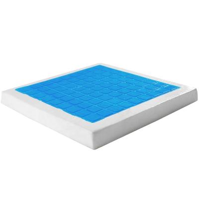 China Summer Portable Square Gel Cooling Memory Foam Arabic Seating Cushion Meditation Patio Yoga Floor Cushion For Long Sitting for sale