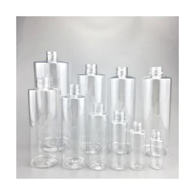 China BEAUTY PACKAGING push type cosmetics with empty transparent plastic liquid hand sanitizer lotion bottle for sale