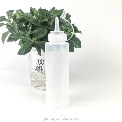 China BEAUTY PACKAGING Hot Sale 250ML Sauce Bottle LDPE Material for sale