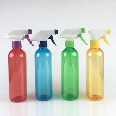 China Household Products 500ml Trigger Sprayer Bottle Trigger Mist Spray Bottle Pet Water Flower Plastic Cartons Test Print Garden PUMP Sprayer HY for sale