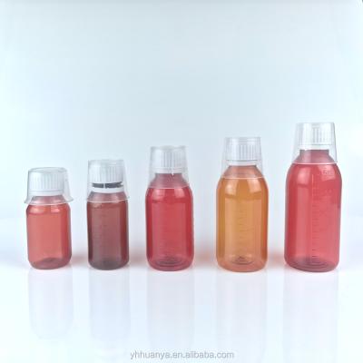 China OEM/ODM Natural Medicine Pet Syrup Plastic Bottles 60ML/100ML/120ML/150ML With Safe Cap for sale