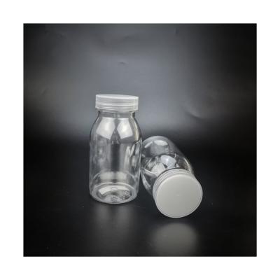 China Juice Transparent Subpackage Plastic Household Portable Milk Bottle for sale