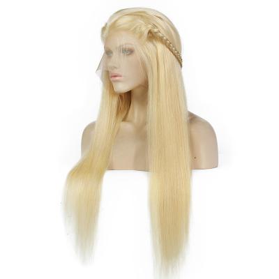 China Brazilian Remy Human Hair #613 Blonde Straight Wigs 180% Density Silky Straight Brazilian Remy Human Hair Lace Front WigDream Human Hair WigDream Beauty for sale