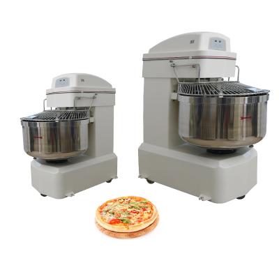 China Factory Sale Commercial Supply Commercial Snack Machines Electric Double Speed ​​Food Spiral Dough Mixer Bread Pizza Mixer for sale