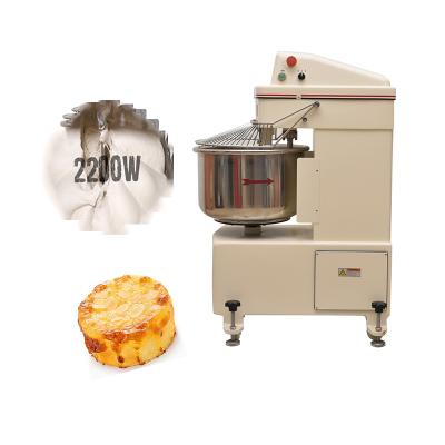 China Snack Factory 75 Liter Professional Automatic Spiral Dough Mixer Machine 25KG Bread Mixer Pizza Dough Flour Mixer Machine 25KG for sale