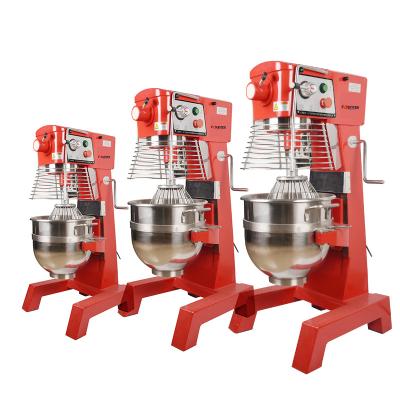 China New Technical High Speed ​​Bread Pizza Equipment Highly Detailed 30 Liter Dough Flour Mixers 30L Planetary Food Mixer for sale