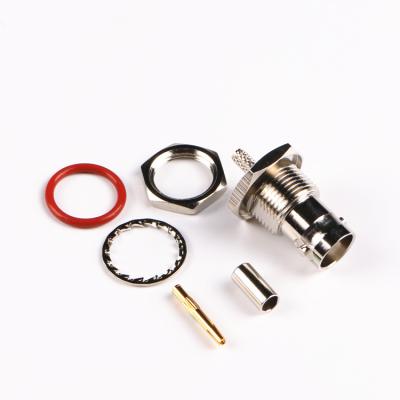 China 50Î © High Quality BNC Antenna Connector Male Crimp BNC Pin Connector For RG179 for sale