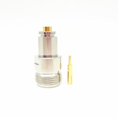 China RF 50 Ohm Female Plug N Straight Type RF Coaxial Connector For .141 Cable for sale