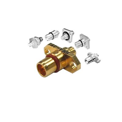 China 50Î © BMA RF Straight Coaxial Cable Connector for Semi-flexible/Rigid Cable for sale