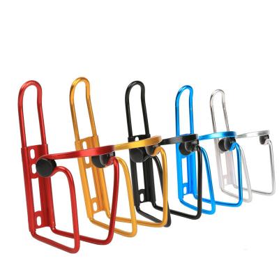 China Outdoor Recycling Aluminum Mountain Bikes Water Cup Holder Kettle Bracket Stretch Mountain Bike Colorful Mount Bottle Holder for sale