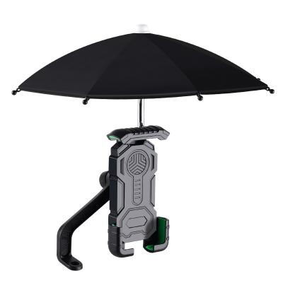 China New Adjustable Rider Bicycle Bracket Navigation Holder Motorcycle Bike Cycle Holder Mobile Phone Umbrella Holder Riding Mount Sun Shield for sale