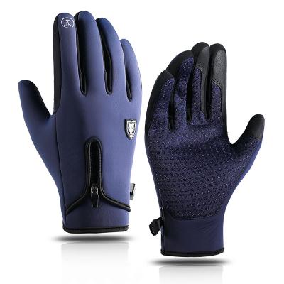 China Custom Outdoor Activites Snowboard Driving Mitts Guantes Touch Screen Full Finger Slip Working Motorcycle Anti Knuckle Protection Racing Gloves for sale