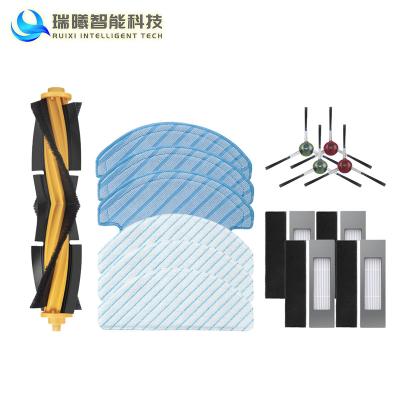 China Household Vacuum Cleaner Accessories for ECOVACS T5 T8 N5/N8/DV35/DJ65 Spare Parts Main Brush Side Sweep Hepa Filter Mop Cloth for sale