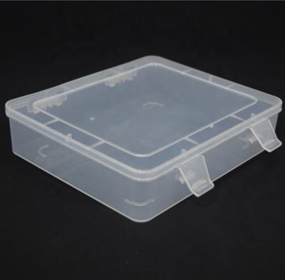 China Small Viable Clear Plastic Beads Storage Containers Box With Coupling Lid For Storage Of Small Items Opens Jewelry Hardware for sale