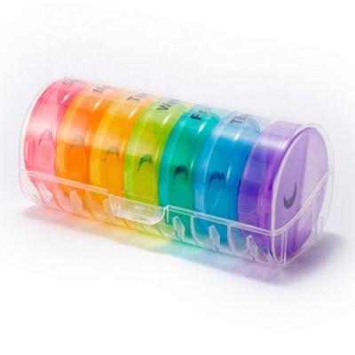 China Weekly Pill Organizer 7 Day Multi-Compartment Protection 14 2 Times Large Daily One Day AM P.M. Pill Cases For Pills/Vitamin/Fish Oil/Supplements for sale