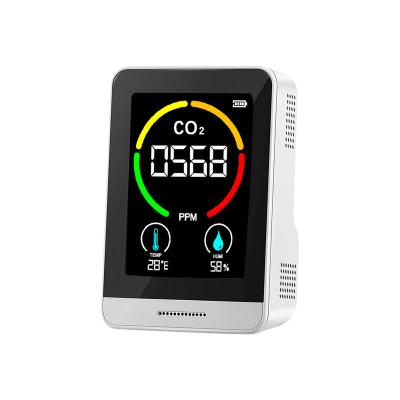 China Factory Sale 3in1 Portable Air Quality Detector Gas Analyzers Carbon Dioxide Detector For Home 67*32*98mm for sale