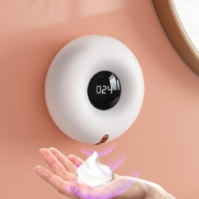 China Foam Soap Dispenser 2021 New Products Smart Wall Mounted Seal Hand Foamer Induction Automatic Soap Dispenser Gift for sale