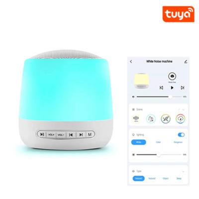 China Built-in 28 Different Type Sounds Factory Wholesale Baby White Noise Machine Support Touch Button To Adjust Light With 28 Soothing Relax Sounds for sale