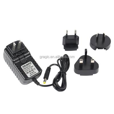 China LED Light. Electrical Appliances FACTORY 12V 2A 24V 1A Switching Power Adapter AC/DC Wall-mount Interchangeable AC Plug US / EU / UK / AU for sale