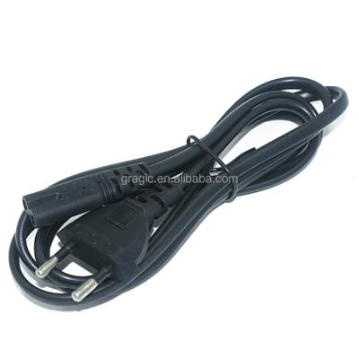 China Industrial Equipment Gragic Factory Direct Provide 3 P 2 Pin Prong Plug Cable USA 3Pin Plugs AC Cords Electric C13 C5 C7 Power Cord for sale