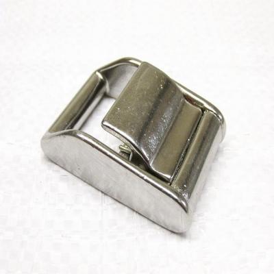 China Cargo Control 25mm 304 Stainless Steel Webbing Cam Buckle / Stainless Steel Cam Buckle for sale