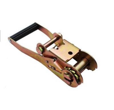 China Metal 2inch 50mm Handle 5T Ratchet Buckle / Galvanized Plastic Webbing Buckles And Ratchets for sale