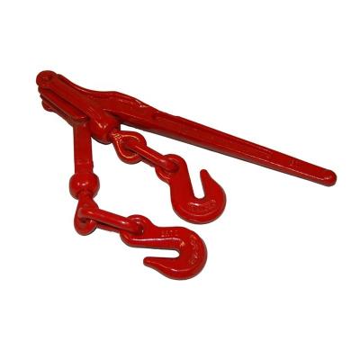 China Manufacturer Carbon Steel Forged USA Type Safety Cargo Control Lever Load Binding With Chain for sale