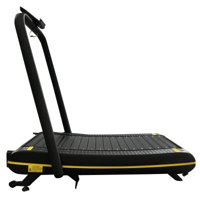 China Home Hot Popular Luckysport Air Runner Unpowered Curved Treadmill For Body Training Fitness for sale