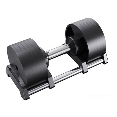 China Easy Free Weight Barbell Gym Dumbbell Set Training Equipment Exercise Strength Core Fast Adjustable Dumbbell for sale