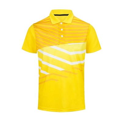 China Customized embroidery logo polo t shirts design viable yellow sublimation ladies polo sports tank top for women for sale