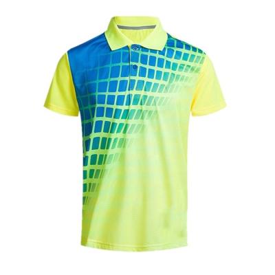 China Viable Wholesale Customizable Polyester Spandex Latest Plain Design Sublimation Golf Polo Shirt For Men for sale