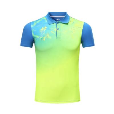 China Custom Logo Polyester Latest Polo Shirts QUICK DRY Designs Breathable Sublimation Quick Dry Mens Golf Polo Shirt for sale