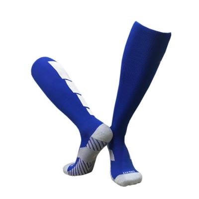 China Anti-Foul Multi Colors Compression Adult Custom Soccer Socks for sale