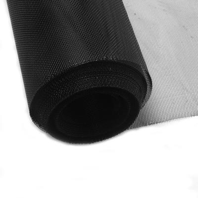 China Beautiful PVC Coated Black Insect Window Net Screen Mesh Wire Mesh Netting for sale