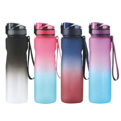 China 2022 1000ml 1l viable custom logo tritan sport drinking water bottle for sale