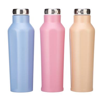 China 500ML 18/8 Stainless Steel PORTABLE Double Wall Insulated Vacuum Sport Water Bottle for sale