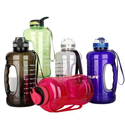 China Large Viable Free Gym BPA Motivational 1 Gallon Water Bottle for sale