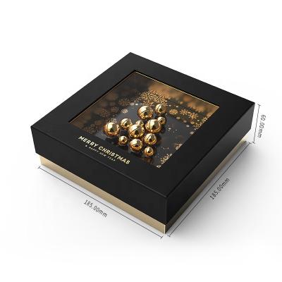 China 2020 SAWTRU New Arrivals Handmade Canton Factory Wholesale Custom Luxury Christmas Gold Bell Chocolate/Gift Packaging Box for sale