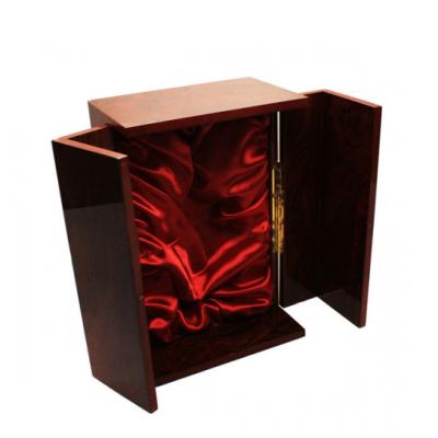 China Perfume Wooden Box Recyclable Perfume Plus Sample Vials Standing Wood Box Luxury Oud Perfume Wooden Box for sale