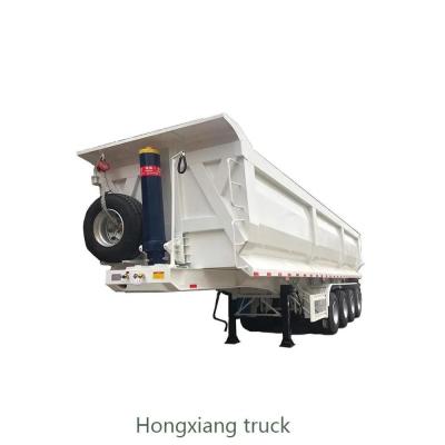 China 3 Axles 50 Ton Tipping Dump Truck Semi Trailer Rear Dump Semi-Trailer for Truck Trailer for sale