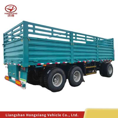 China Customizable 2/3/4 Axles U Shape Tipper Trailer Semi Trailer Hydraulic Dumper Trailer for sale