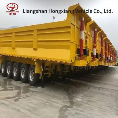 China Steel Semi-Trailer Utility Side Lifting Dump Semi Trailer 1 Year After-sales Service for sale