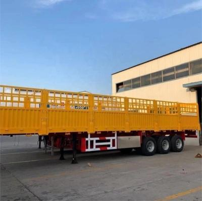 China Customizable Cross Arm Type Trailer Side Wall Fence Truck Trailers Sidewall Semitrailer for sale